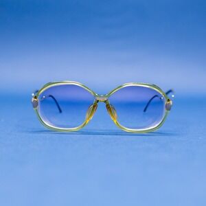 Christian Dior Vintage Frames Translucent Green w/ metal Temples *Frames ONLY*